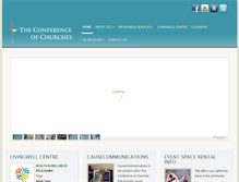 Tablet Screenshot of conferenceofchurches.org